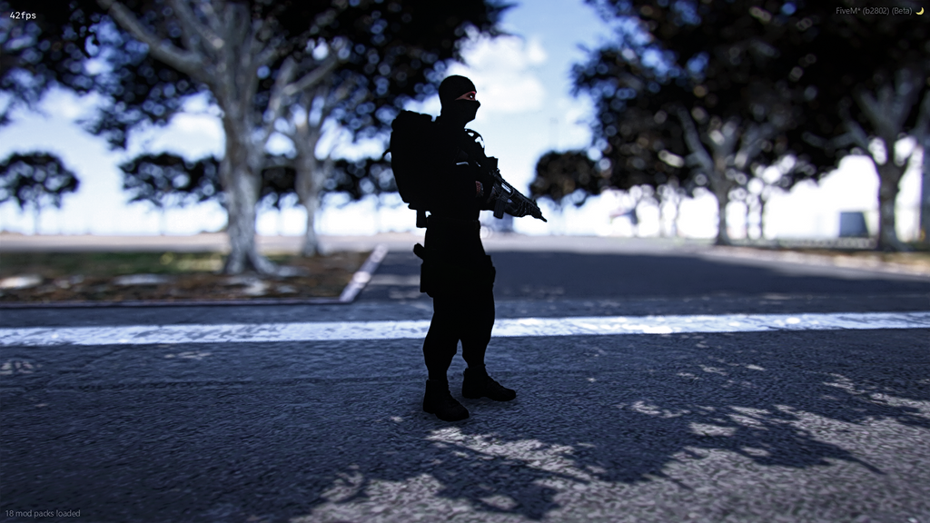 Full black Men cloth for fivem