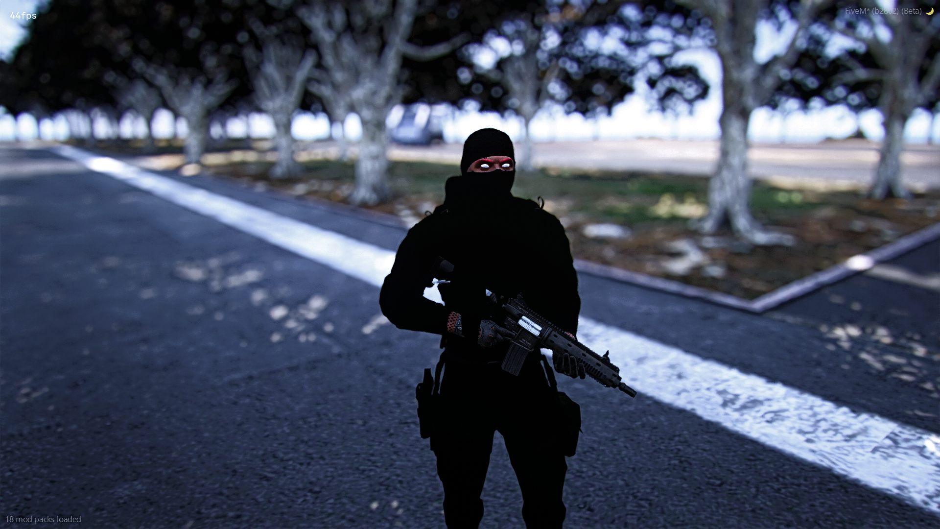 Full black Men cloth for fivem