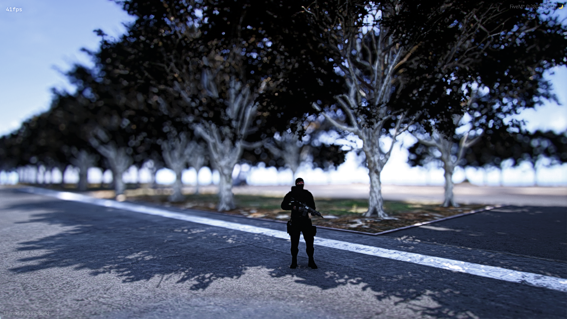 Full black Men cloth for fivem